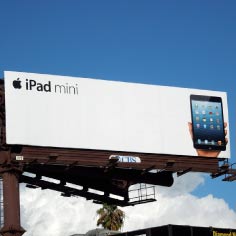 iphone billboard uses for advertising