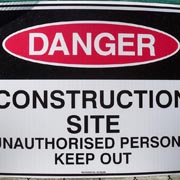 Danger Sign Construction Area