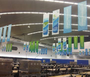Hanging banner